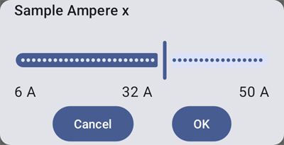 Ampere Slider Dialog