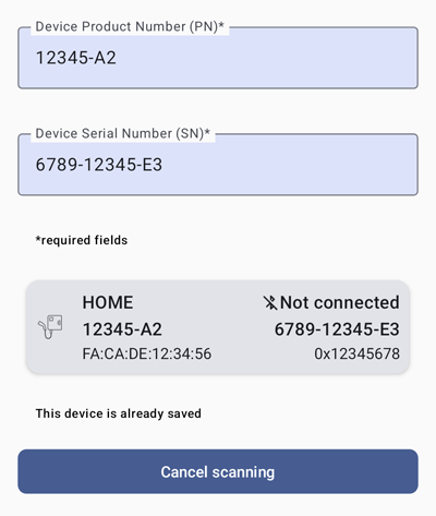 Device Entry Duplicate