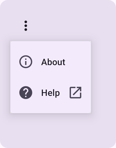 Home Drop Down Menu